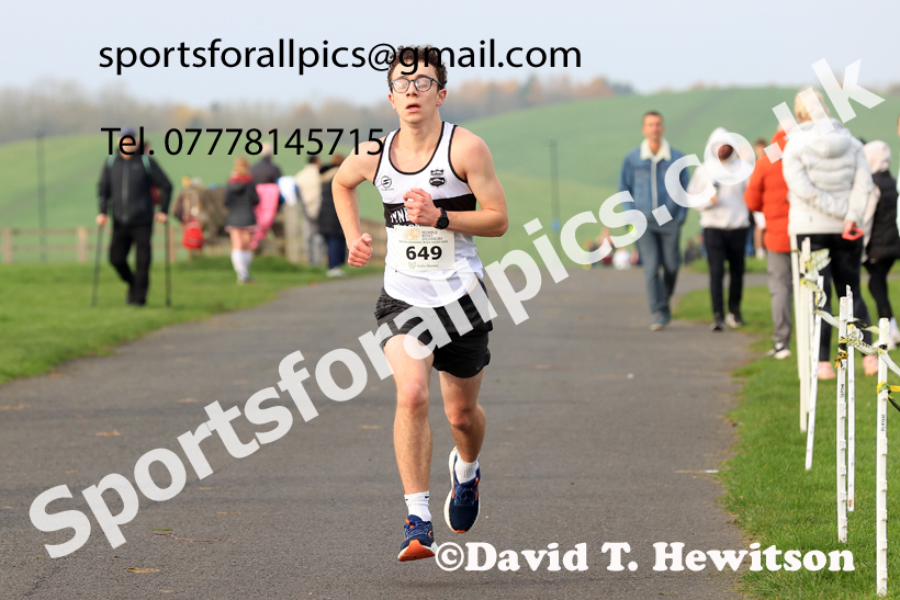 Mens and Womens Under-17s and Under-20s 2025 Heaton Memorial 10k Road Race, Newcastle Town Moor, Sunday, November 9th. Photo: David T. Hewitson/Sports for All Pics